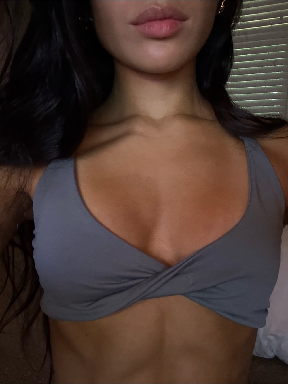 Gray Twist-Front Bralette - Women Intimates & Sleepwear